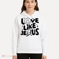 Love Like Jesus Christian Church Hoodie thumb 5