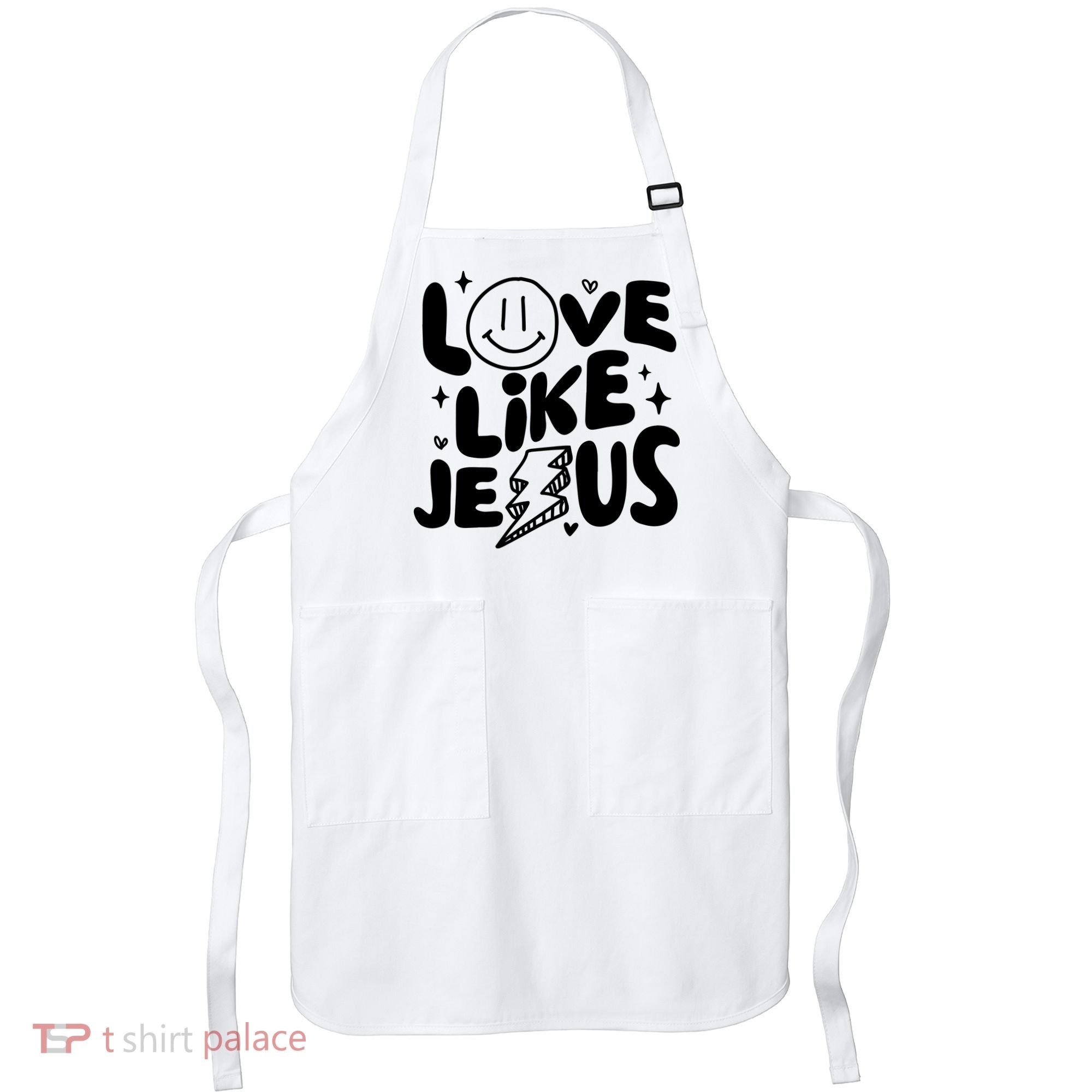 Love Like Jesus Christian Church Apron