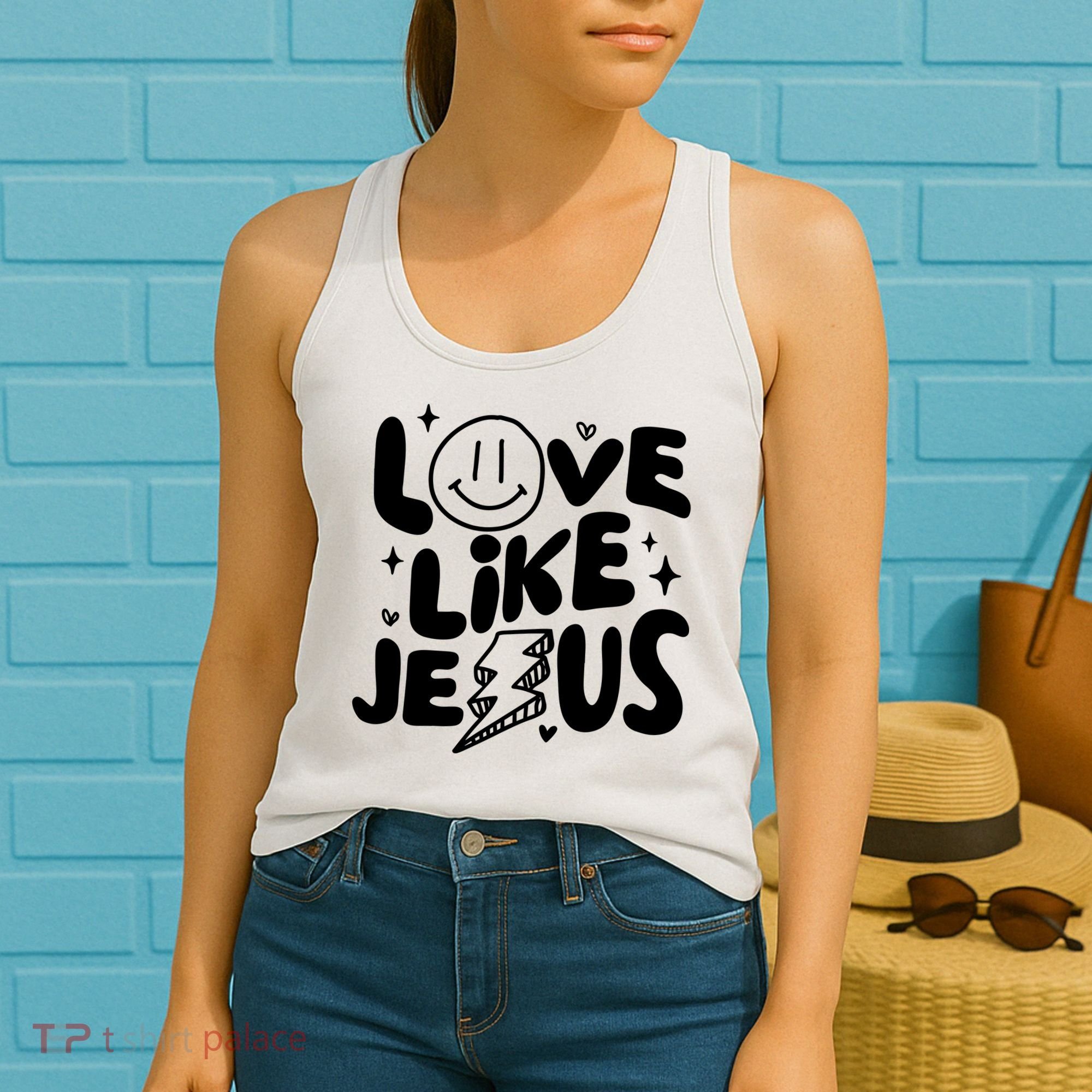 Love Like Jesus Christian Church Women's Tank Top