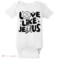 Love Like Jesus Christian Church Baby Bodysuit thumb 0