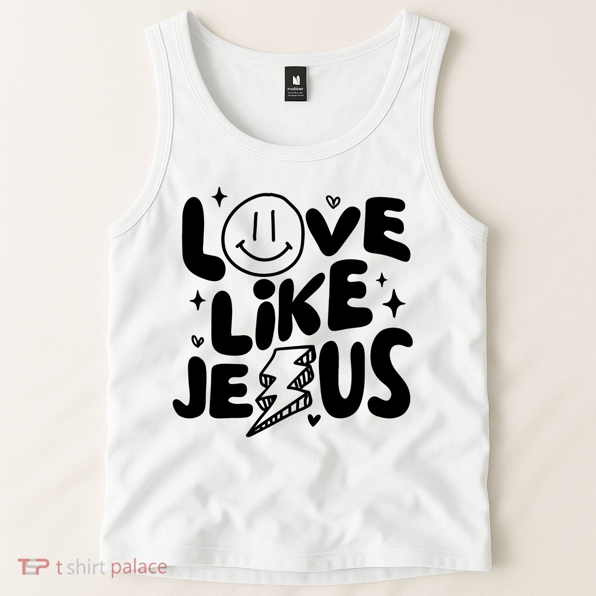 Love Like Jesus Christian Church Tank Top