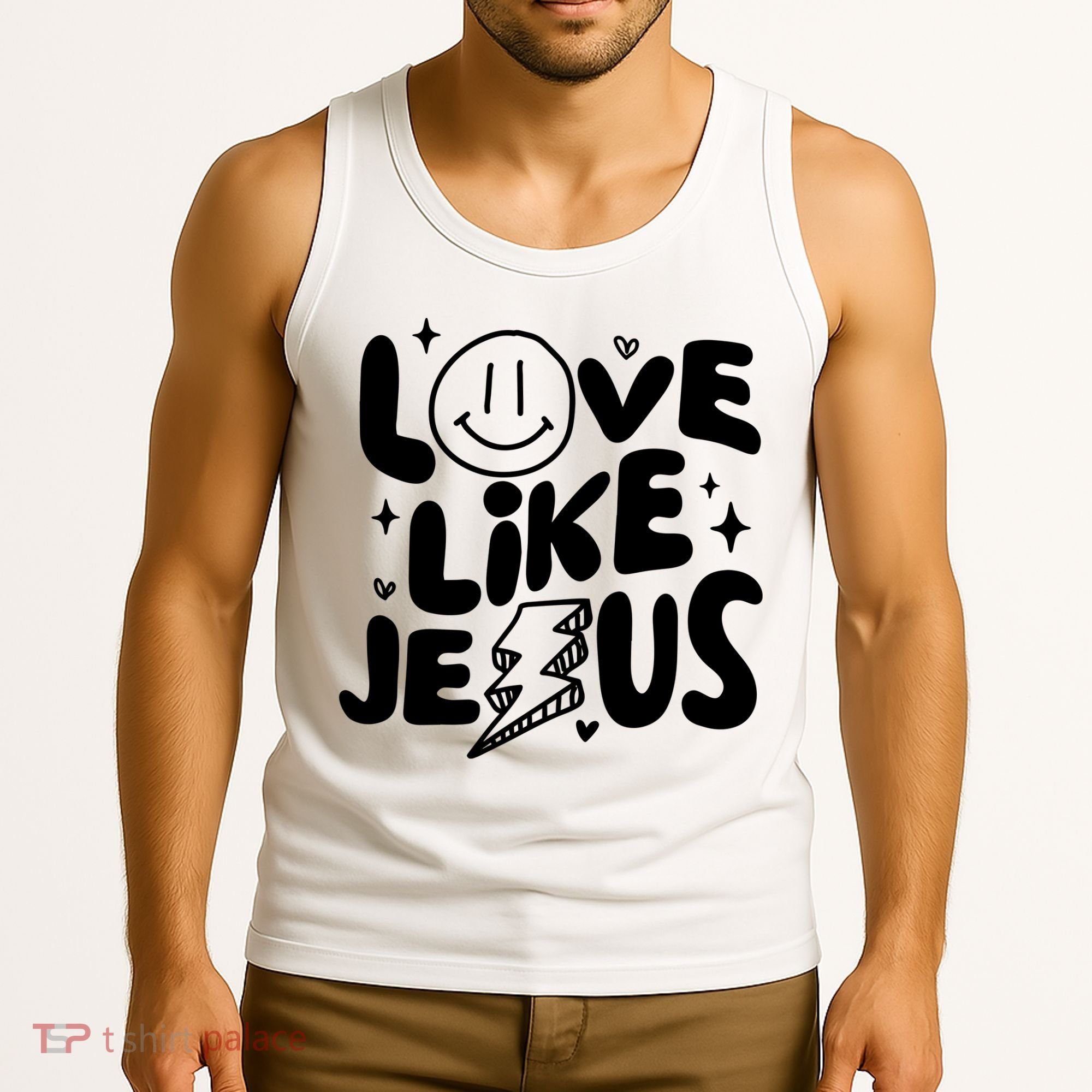 Love Like Jesus Christian Church Tank Top