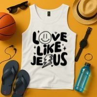 Love Like Jesus Christian Church Tank Top thumb 4