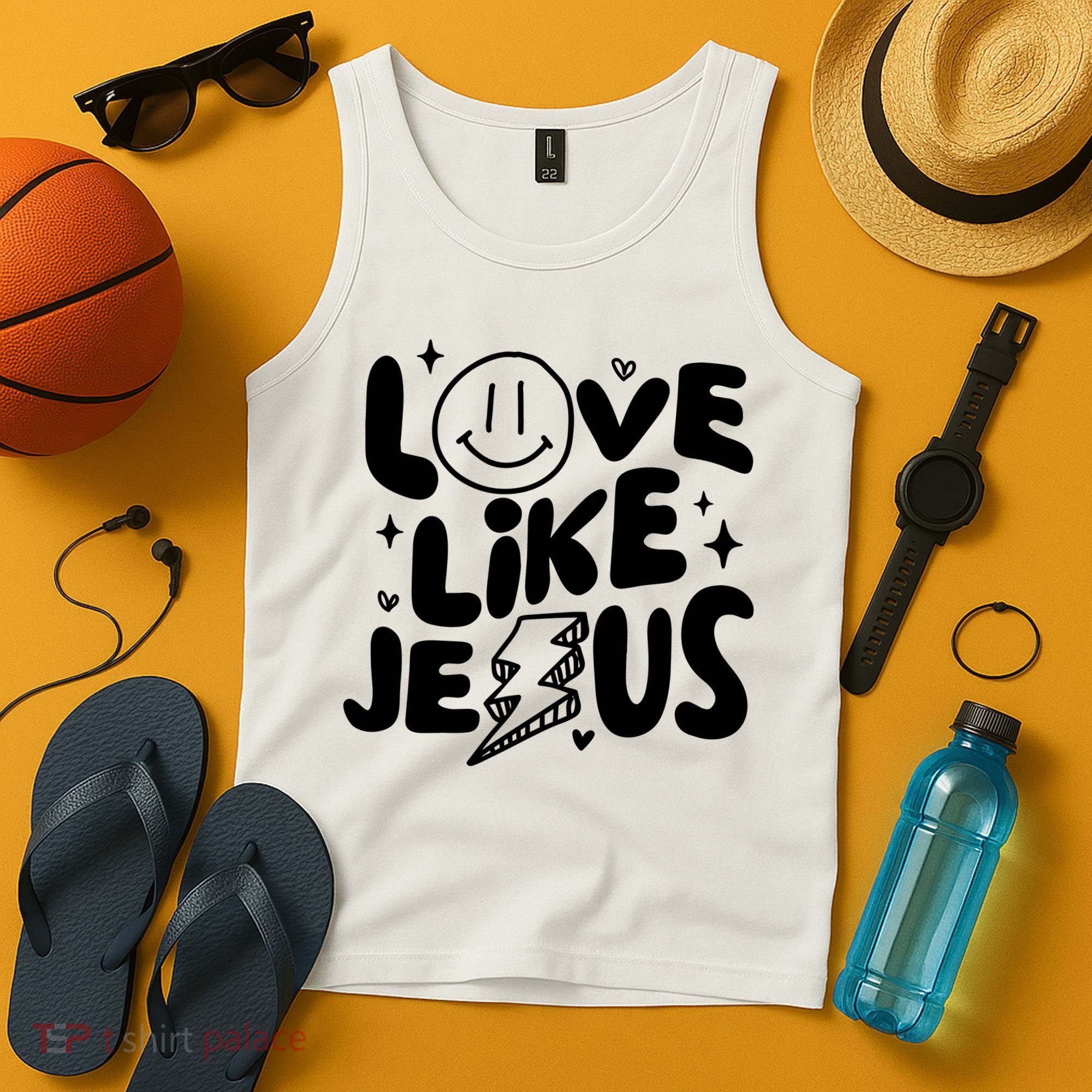 Love Like Jesus Christian Church Tank Top