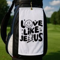 Love Like Jesus Christian Church Golf Towel thumb 2