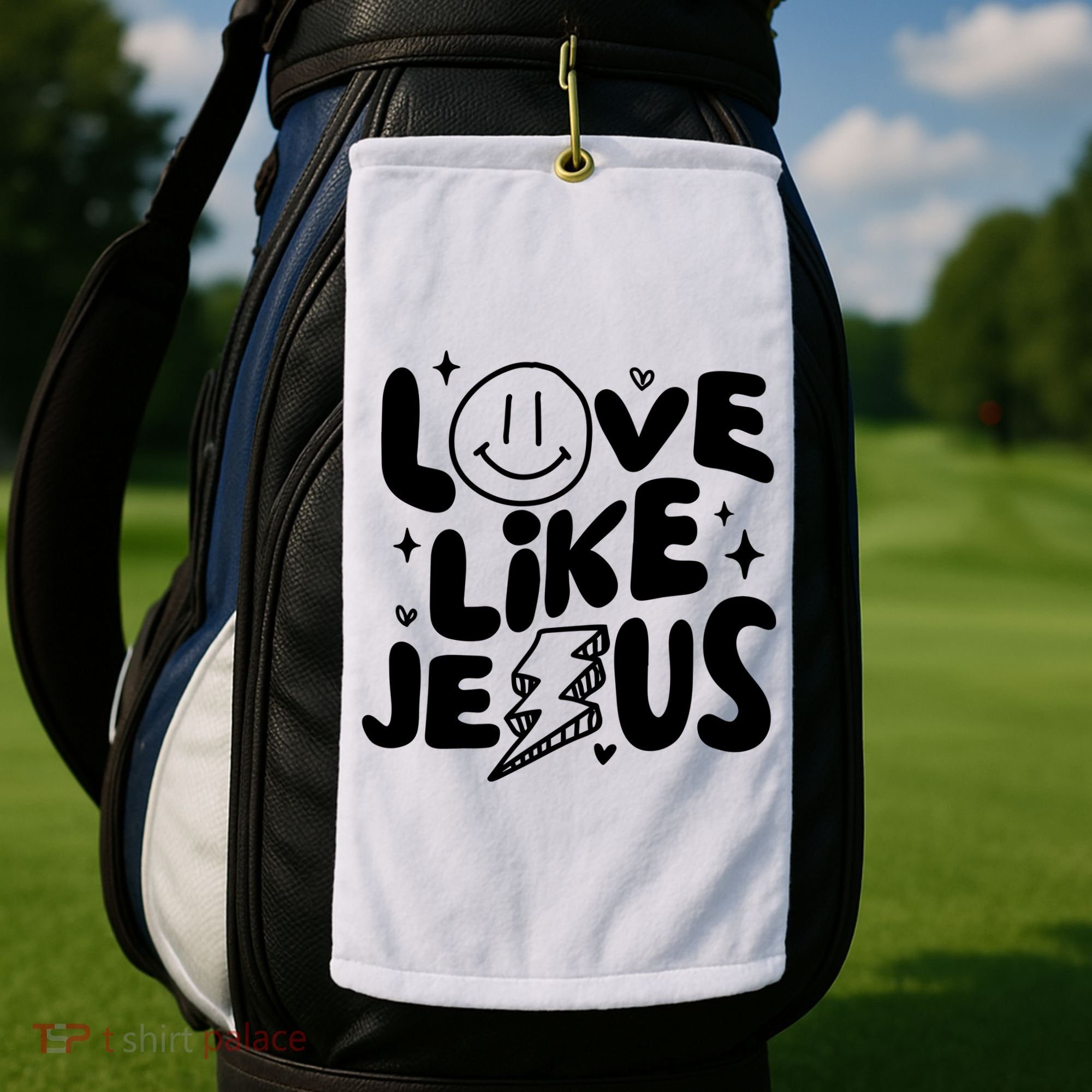Love Like Jesus Christian Church Golf Towel