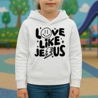 Love Like Jesus Christian Church Kids Hoodie thumb 3