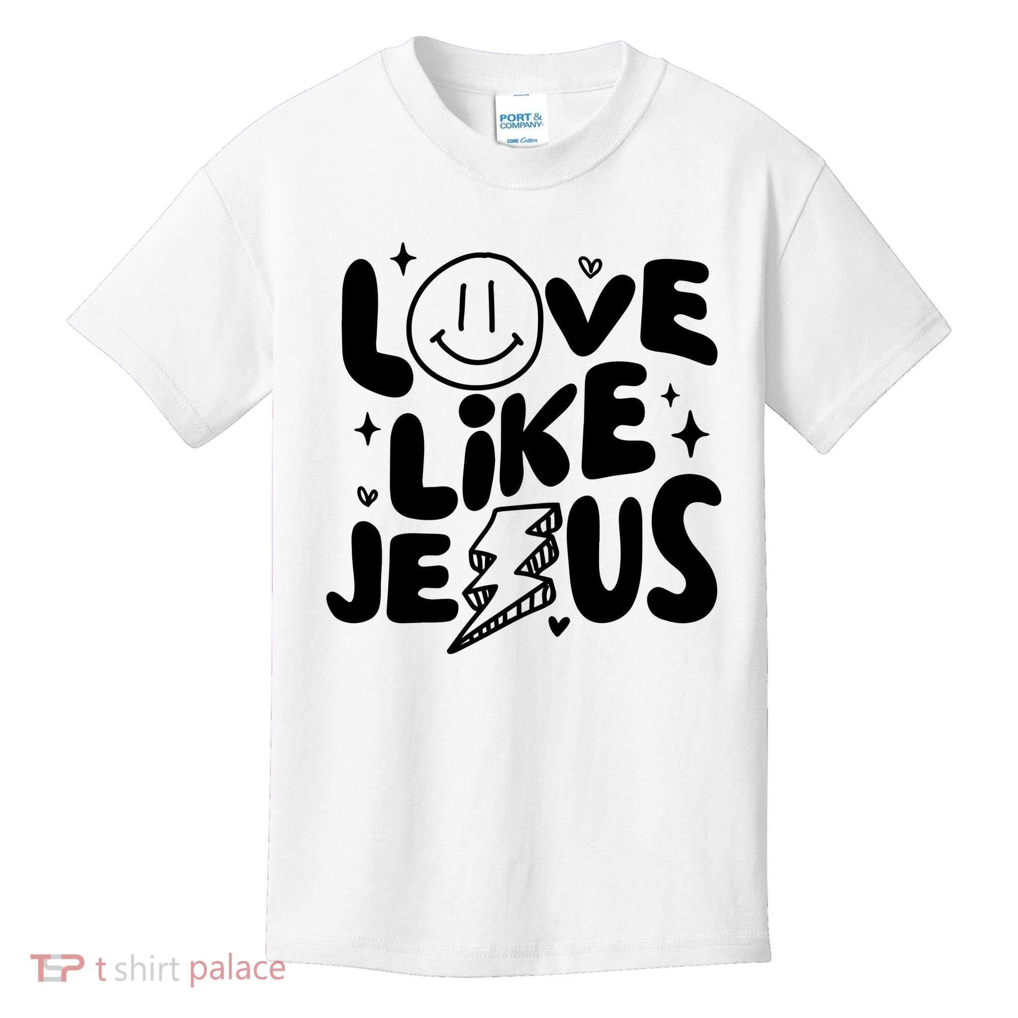 Love Like Jesus Christian Church Kids T-Shirt