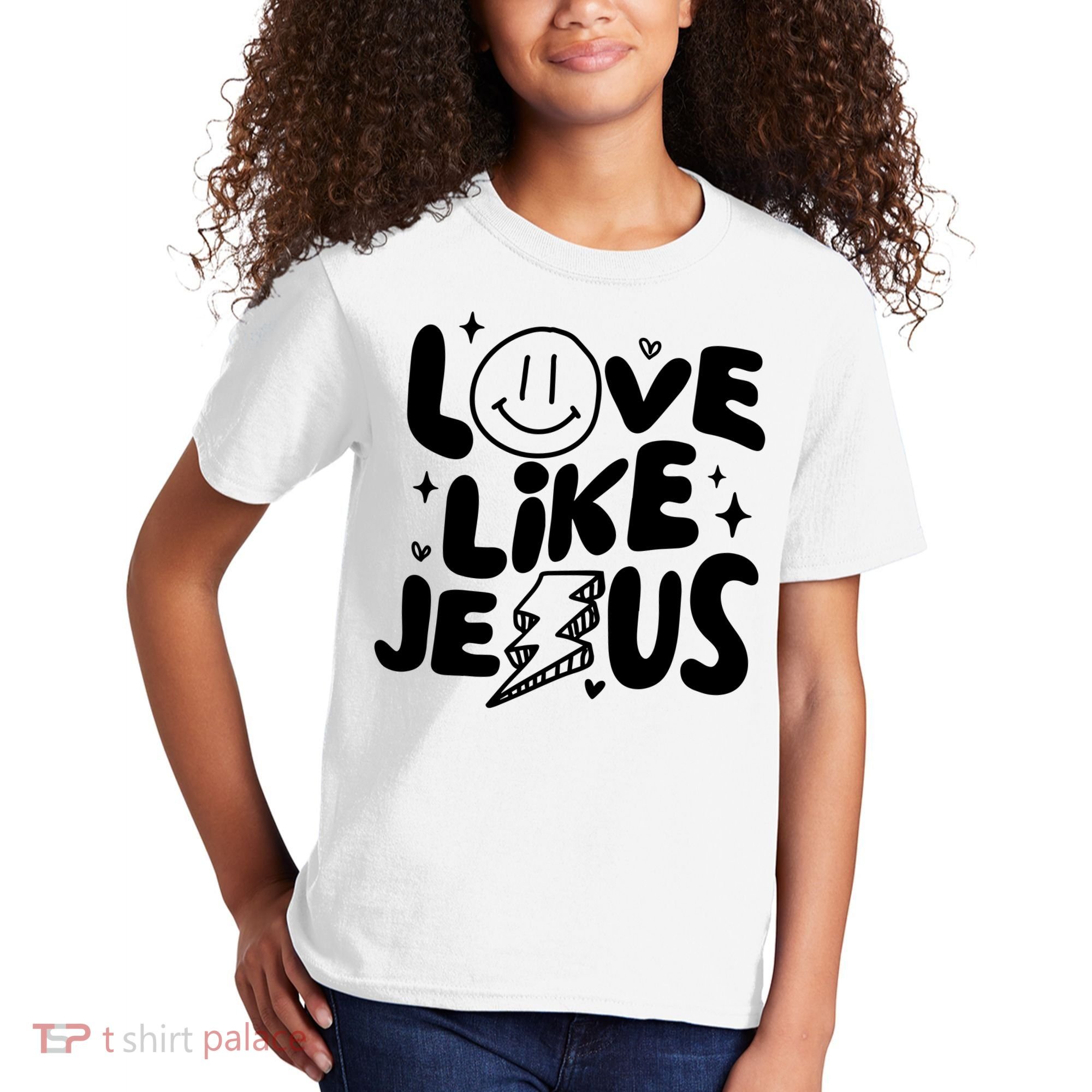 Love Like Jesus Christian Church Kids T-Shirt