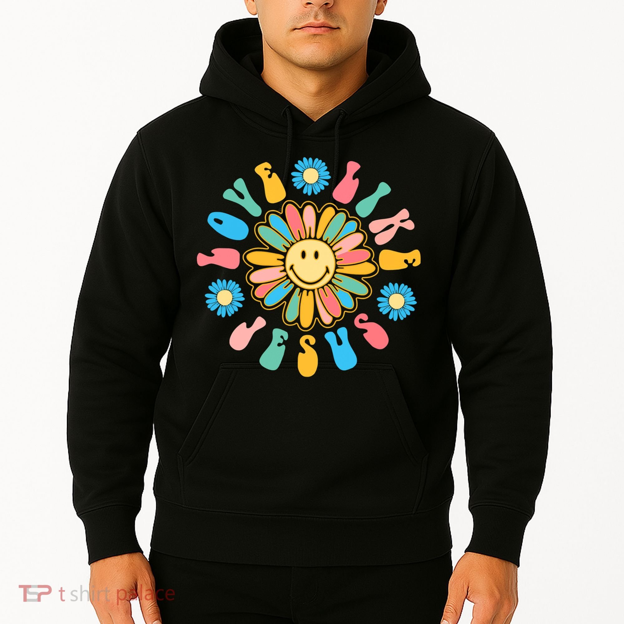 Love Like Jesus Religious God Funny Christian Hoodie