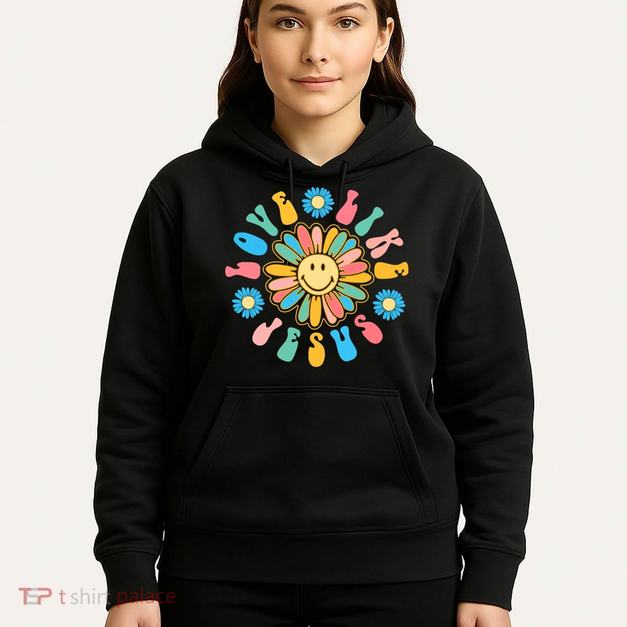 Love Like Jesus Religious God Funny Christian Hoodie