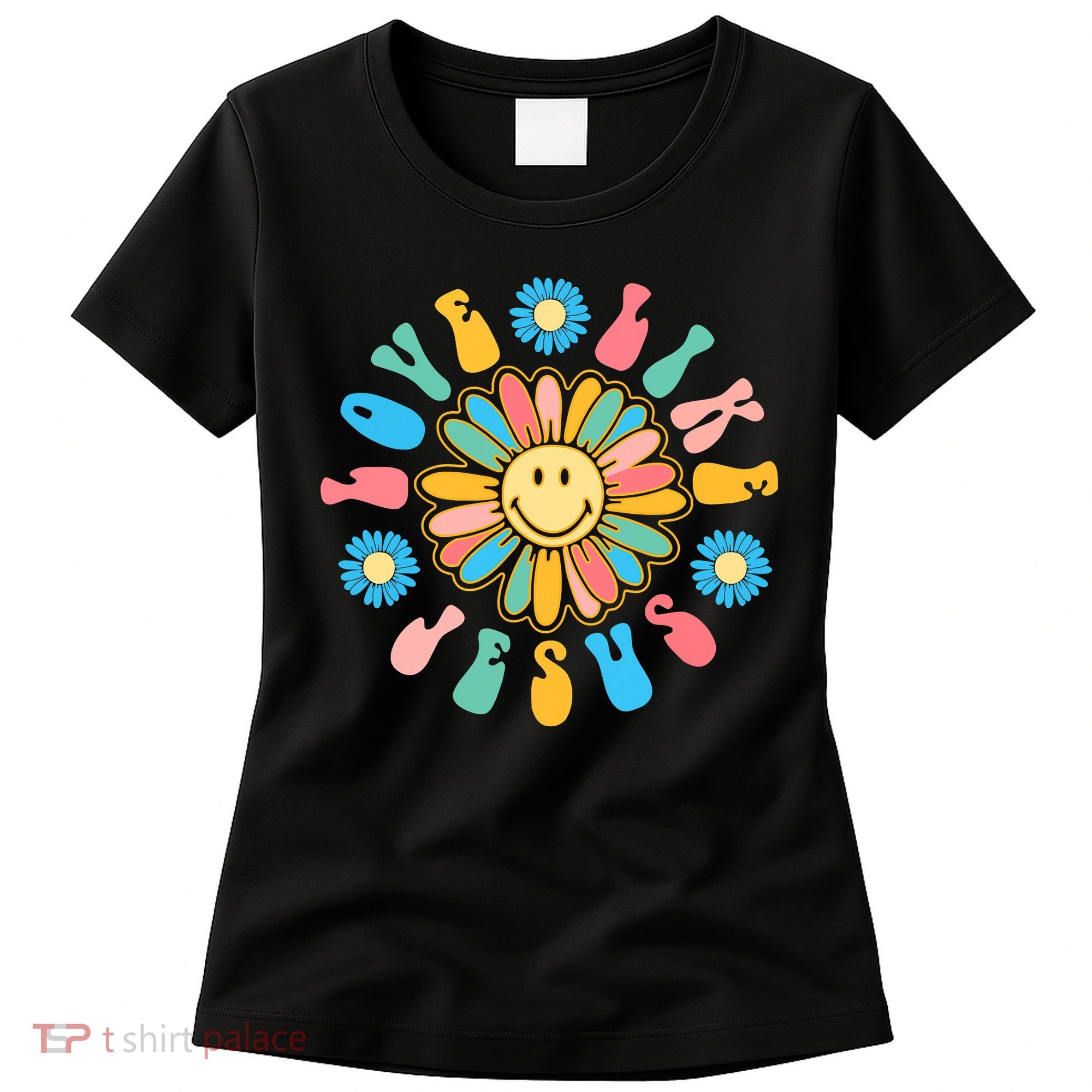 Love Like Jesus Religious God Funny Christian Women's T-Shirt