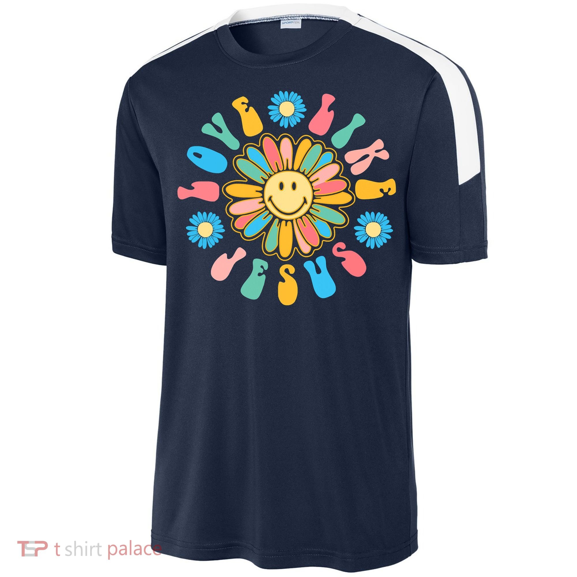 Love Like Jesus Religious God Funny Christian Sport-Tek Competitor United Soccer Jersey