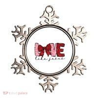 Love Like Jesus Valentine Coquette Valentine Ornament thumb 0