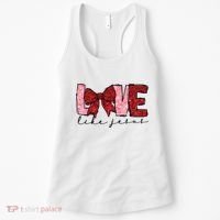 Love Like Jesus Valentine Coquette Valentine Women's Tank Top thumb 0