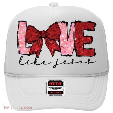 Love Like Jesus Valentine Coquette Valentine Hat