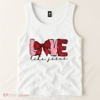 Love Like Jesus Valentine Coquette Valentine Tank Top thumb 2