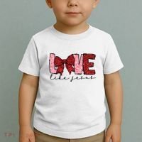 Love Like Jesus Valentine Coquette Valentine Toddler T-Shirt thumb 2