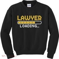 Lawyer Loading Judge Law Justice Attorney Lawyer Kids Sweatshirt thumb 0