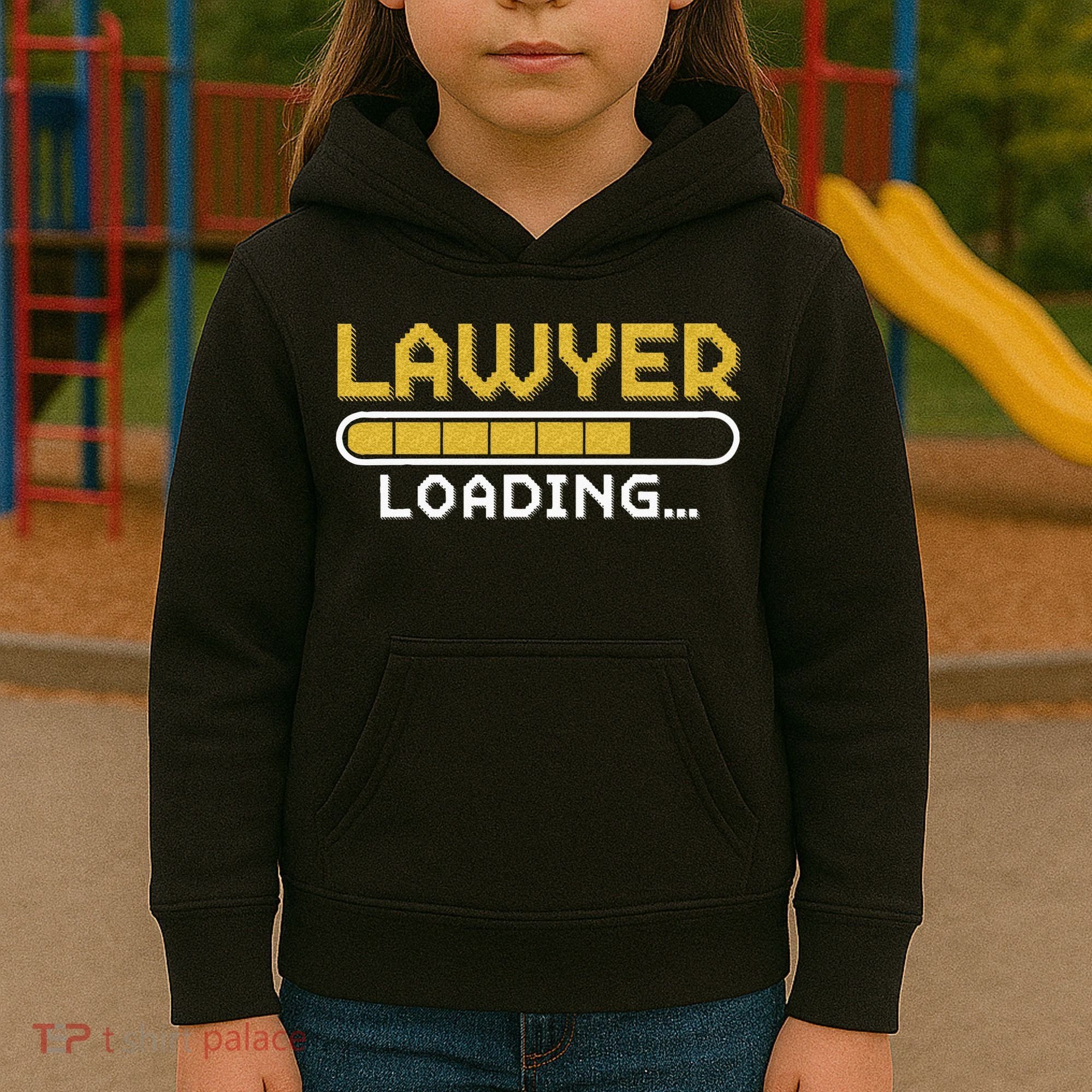 Lawyer Loading Judge Law Justice Attorney Lawyer Kids Hoodie