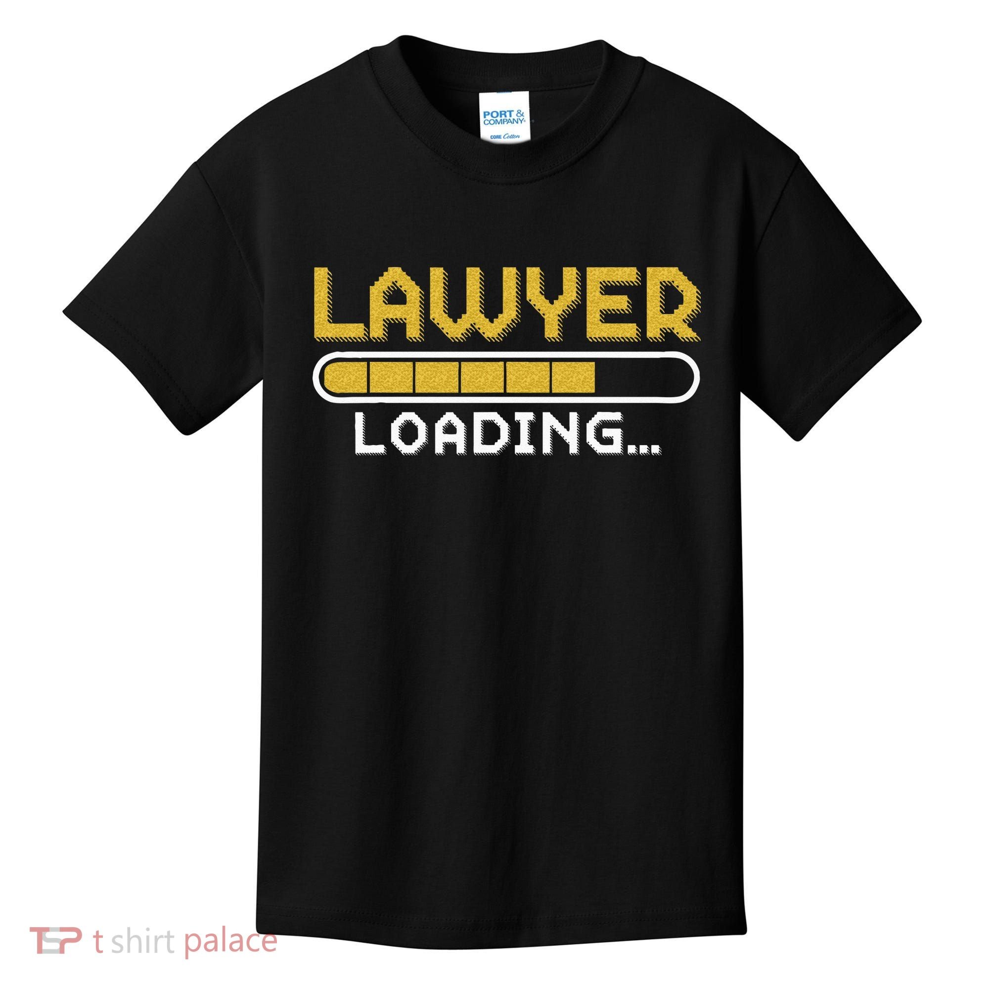 Lawyer Loading Judge Law Justice Attorney Lawyer Kids T-Shirt