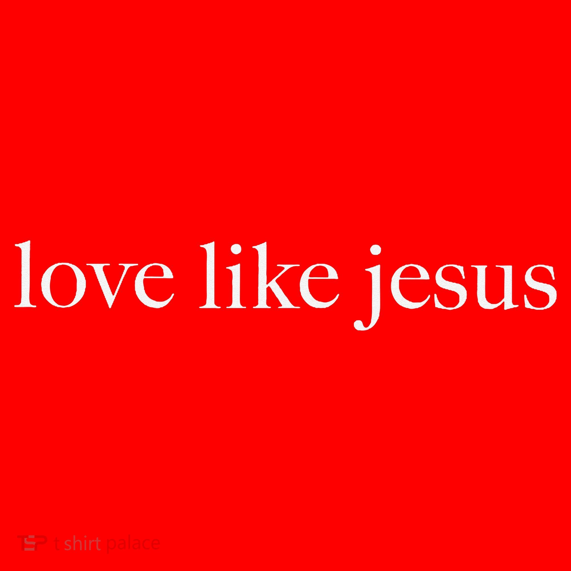 Love Like Jesus Christian Apparel Santa Hat