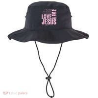 Love Like Jesus John 13:34 Bucket Hat thumb 0