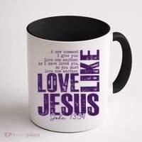 Love Like Jesus John 13:34 Coffee Mug thumb 1