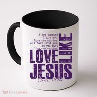 Love Like Jesus John 13:34 Coffee Mug thumb 0