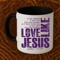Love Like Jesus John 13:34 Coffee Mug thumb 2