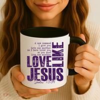 Love Like Jesus John 13:34 Coffee Mug thumb 3
