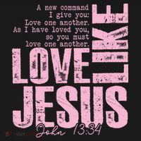 Love Like Jesus John 13:34 Coaster thumb 2