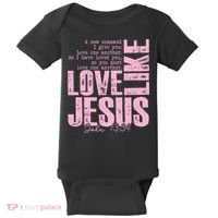 Love Like Jesus John 13:34 Baby Bodysuit thumb 0