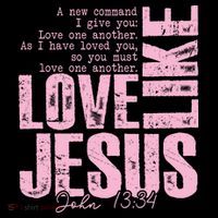 Love Like Jesus John 13:34 Baby Bodysuit thumb 2