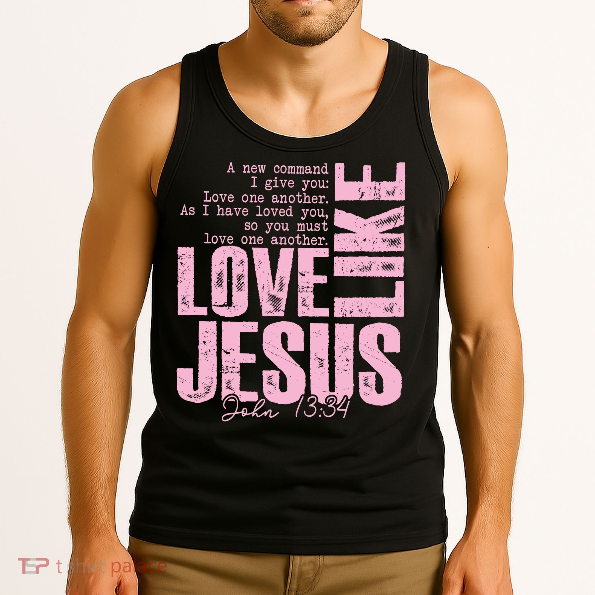 Love Like Jesus John 13:34 Tank Top