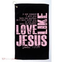 Love Like Jesus John 13:34 Golf Towel thumb 0