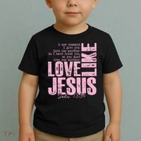 Love Like Jesus John 13:34 Toddler T-Shirt thumb 2