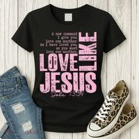 Love Like Jesus John 13:34 Women's T-Shirt thumb 3