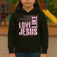 Love Like Jesus John 13:34 Kids Hoodie thumb 3