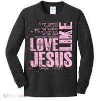 Love Like Jesus John 13:34 Kids Long Sleeve Shirt thumb 0