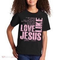 Love Like Jesus John 13:34 Kids T-Shirt thumb 2