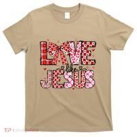 Love Like Jesus Coquette Bow Valentine Day Girl Women T-Shirt thumb 0