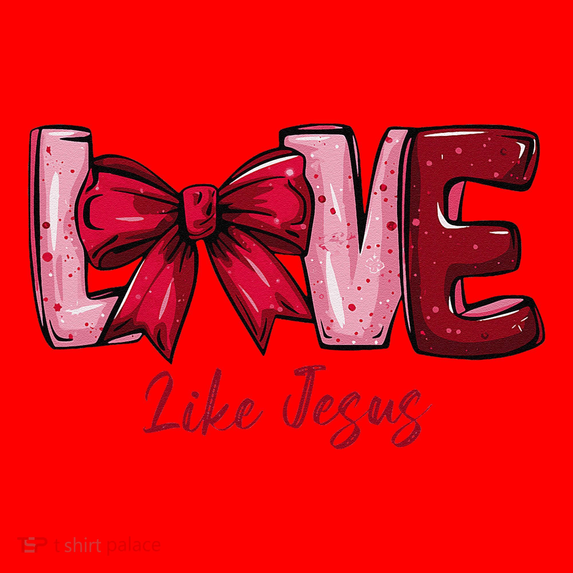 Love Like Jesus Santa Hat
