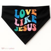 Love Like Jesus Graphic Tee USA-Made Doggie Bandana thumb 0