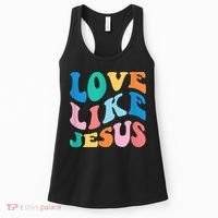 Love Like Jesus Graphic Tee Women's Tank Top thumb 0