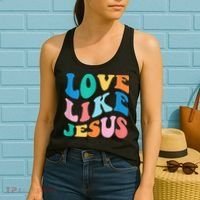 Love Like Jesus Graphic Tee Women's Tank Top thumb 2