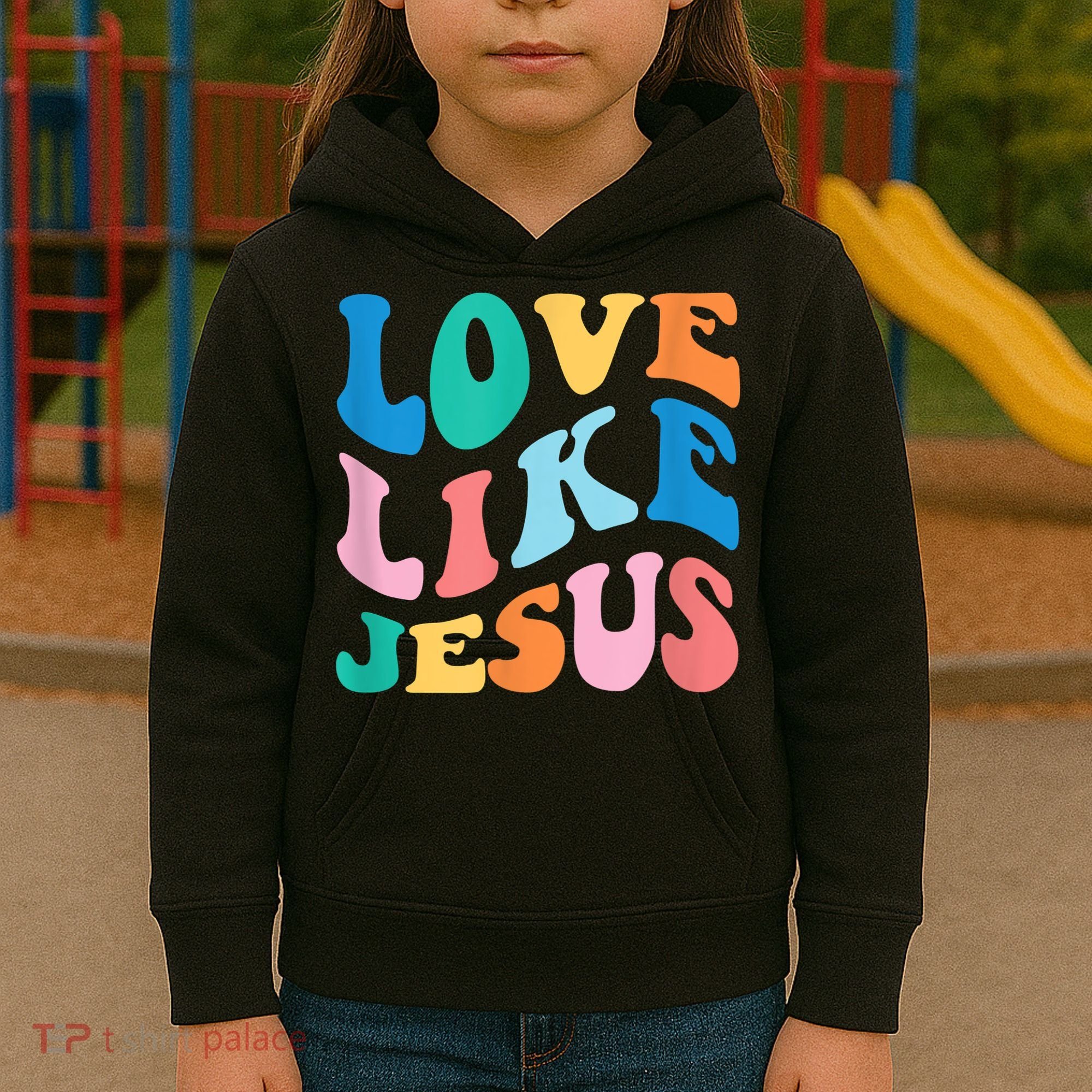 Love Like Jesus Graphic Tee Kids Hoodie