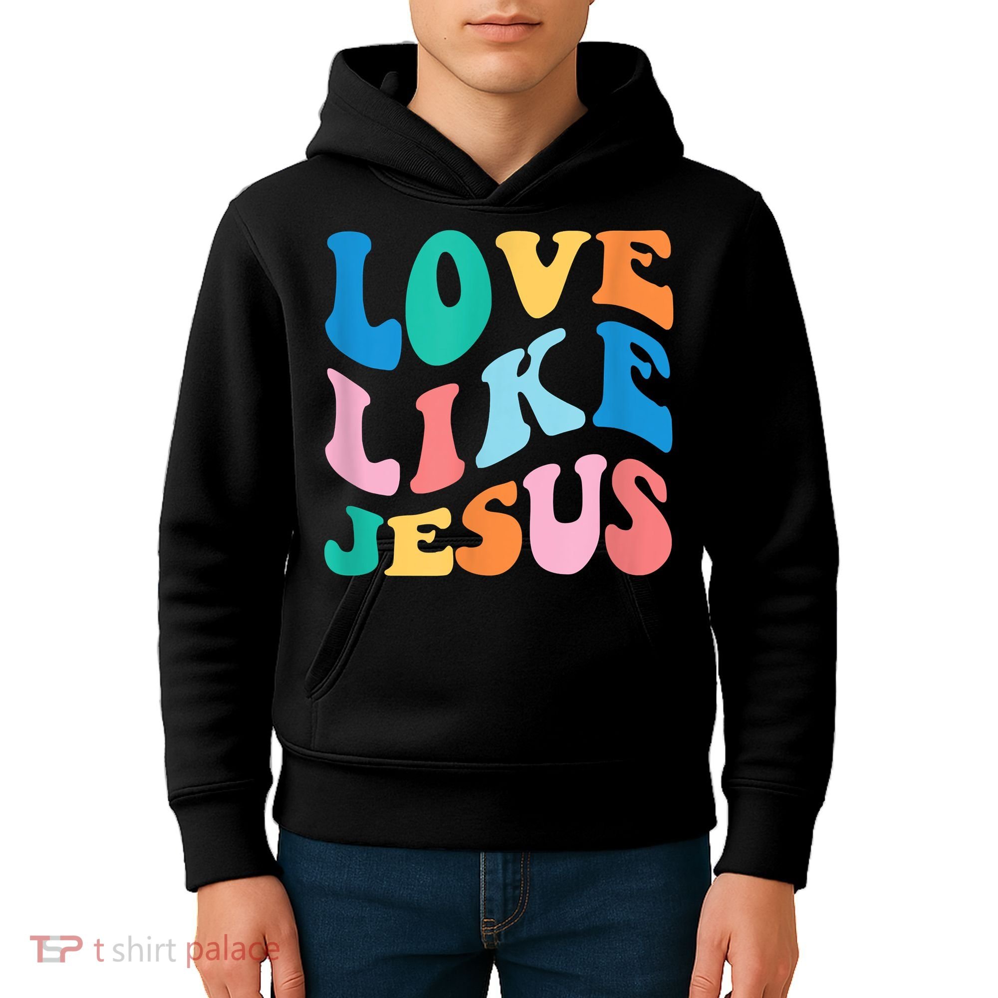 Love Like Jesus Graphic Tee Kids Hoodie