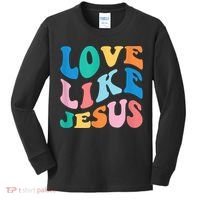 Love Like Jesus Graphic Tee Kids Long Sleeve Shirt thumb 0