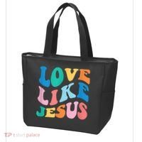 Love Like Jesus Graphic Tee Tote Bag thumb 3